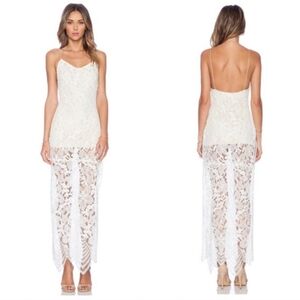 Jhene Aiko for Lovers + Friends Reflection Maxi Dress in White